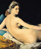 La Grande Odalisque by Ingres, 1814.