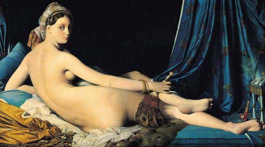 La Grande Odalisque by Ingres, 1814.