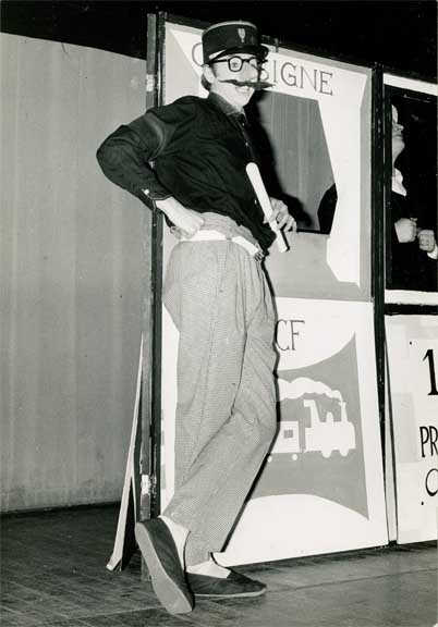 Performing children’s theater in Paris. Circa 1967.