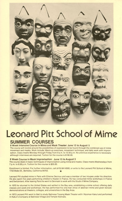 Class flyer.