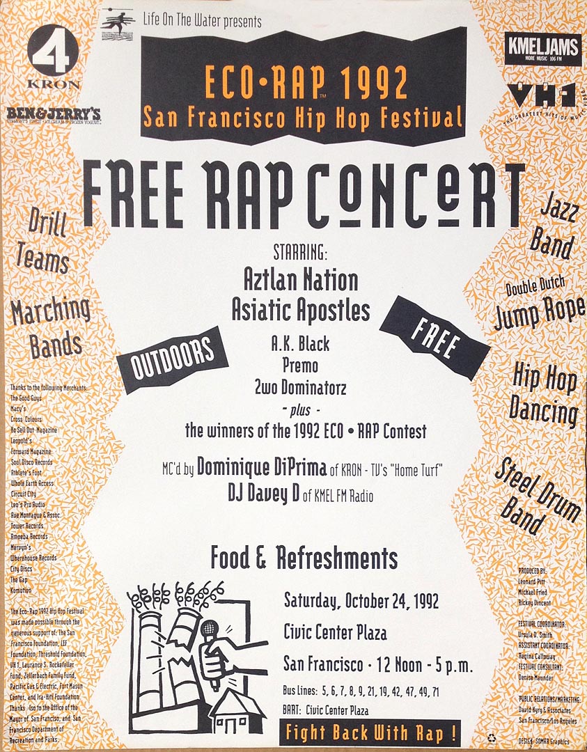 Eco-Rap poster - 1992.