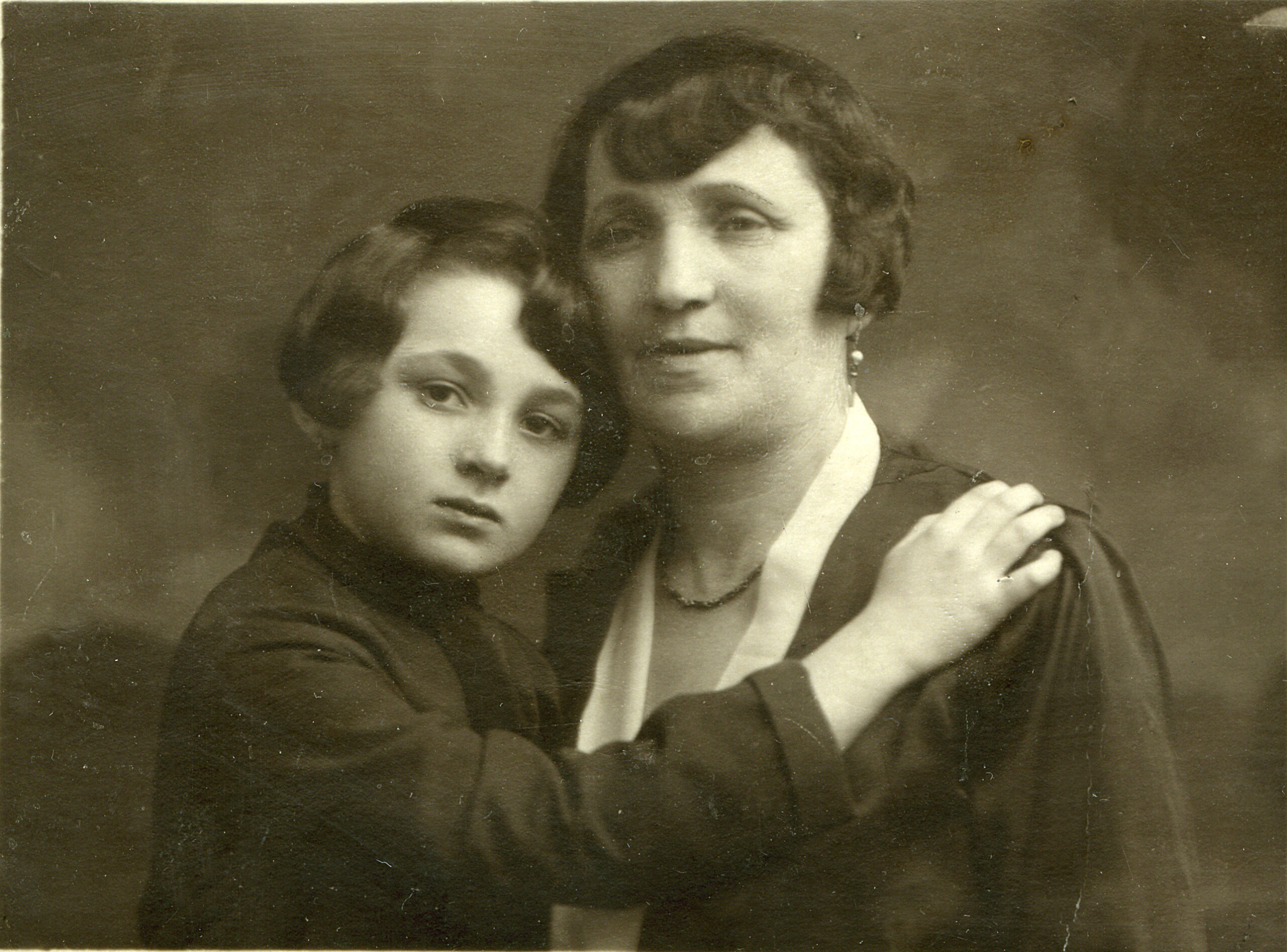 My grandmother’s sister and her daughter. Lodz, Poland. Perished in the war.